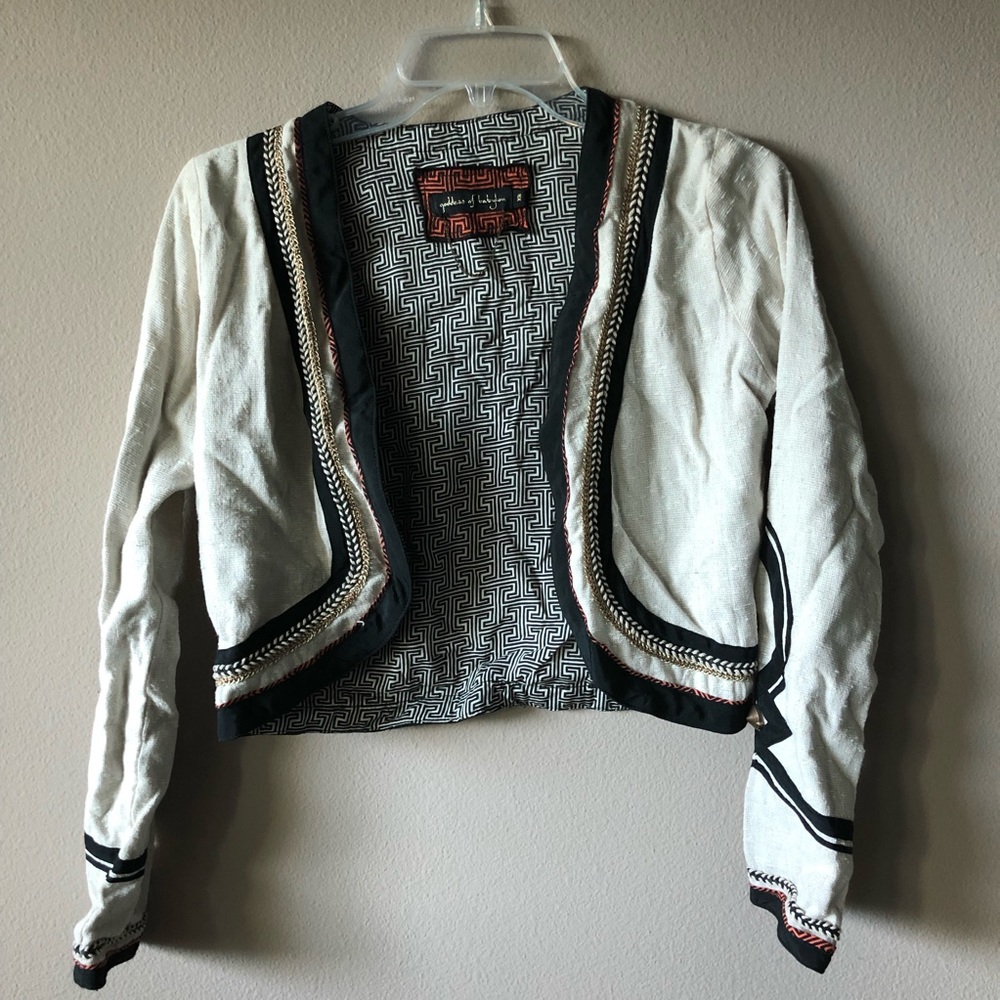 Goddess of Babylon Cropped Jacket